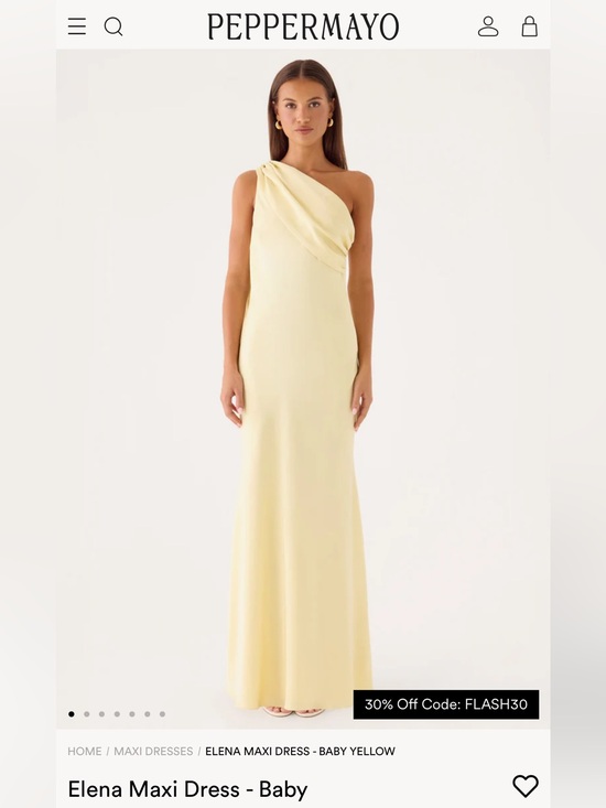 Peppermayo Dresses & Skirts - Peppermayo Elena maxi dress - yellow